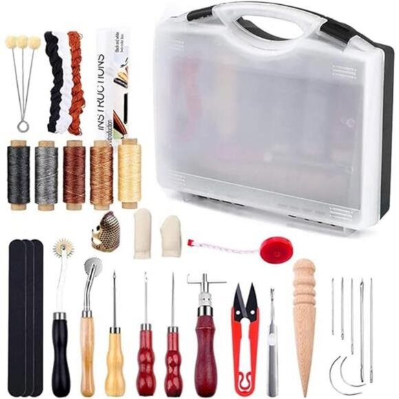 Leather Working Tools Leather Craft Kit Leather Sewing Tools - Picture 1 of 7